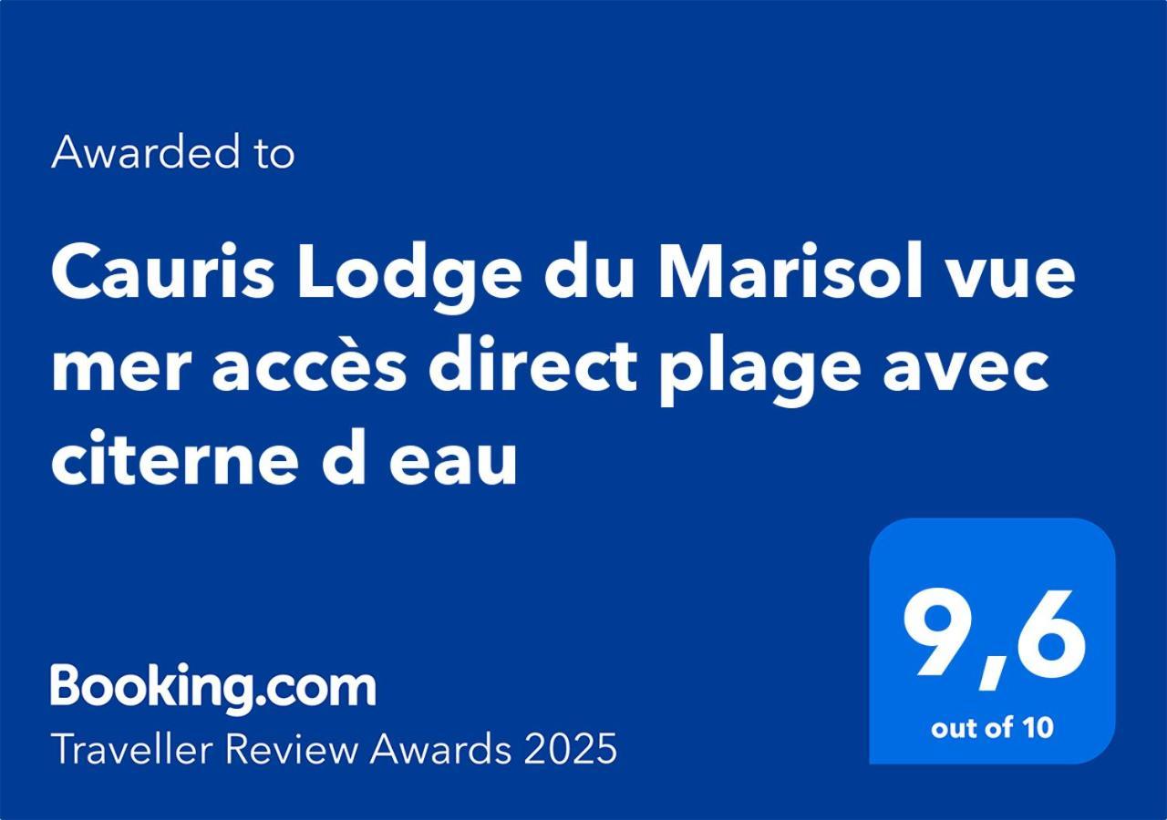 Cauris Lodge Du Marisol Vue Mer Acces Direct Plage Avec Citerne D Eau Le Gosier  Luaran gambar