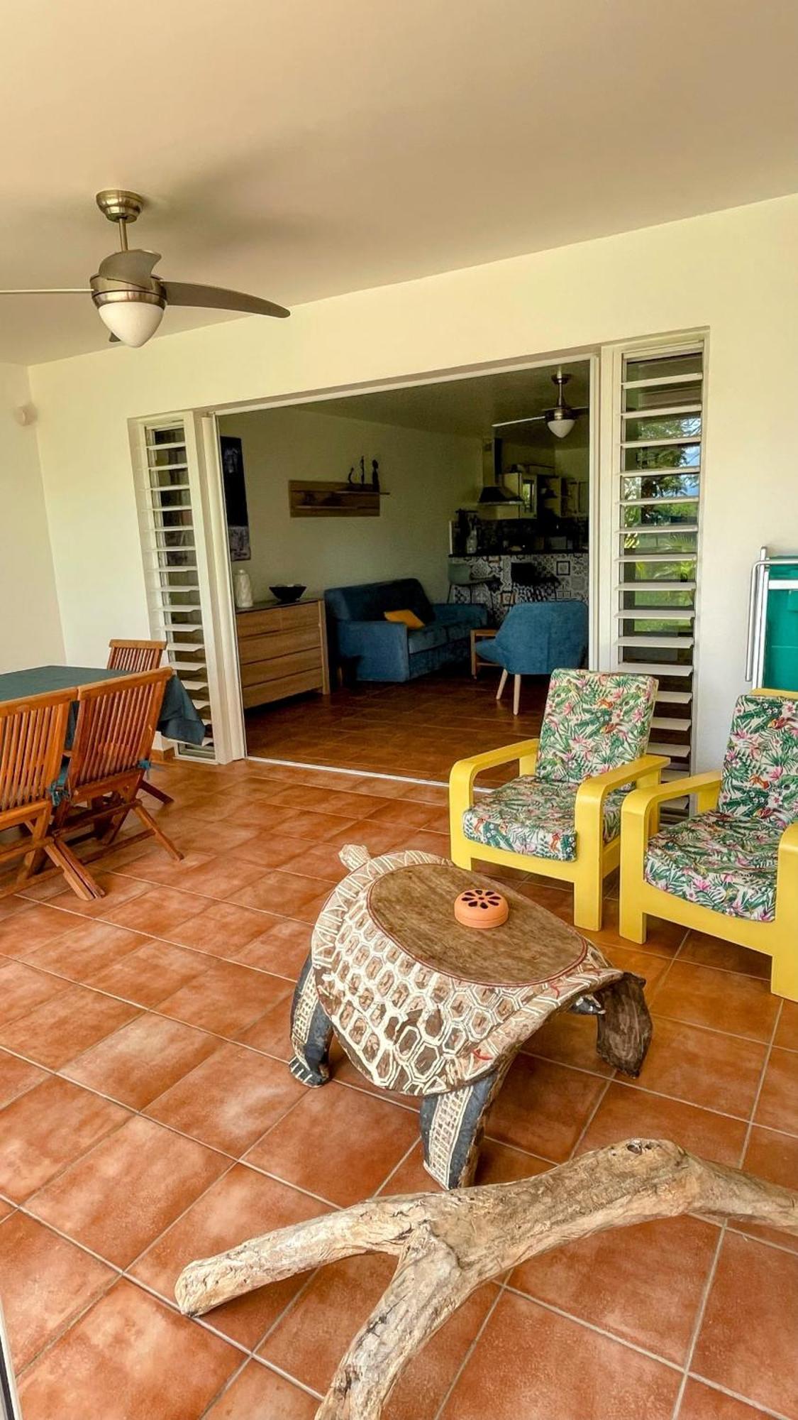 Cauris Lodge Du Marisol Vue Mer Acces Direct Plage Avec Citerne D Eau Le Gosier  Luaran gambar